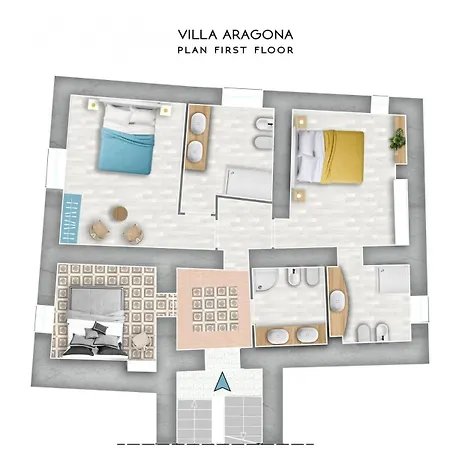 Villa Aragona Historic With Views And Guest Services