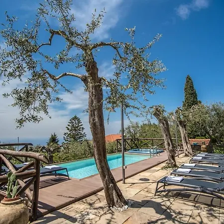 Aragona Historic With Views And Guest Services Villa Massa Lubrense